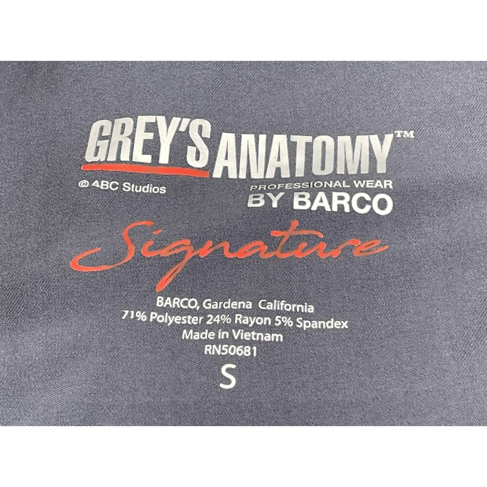 Greys Anatomy Barco Scrubs 3PKT Cargo Low Rise Straight Pants GRAPHITE Womens S - Picture 7 of 8